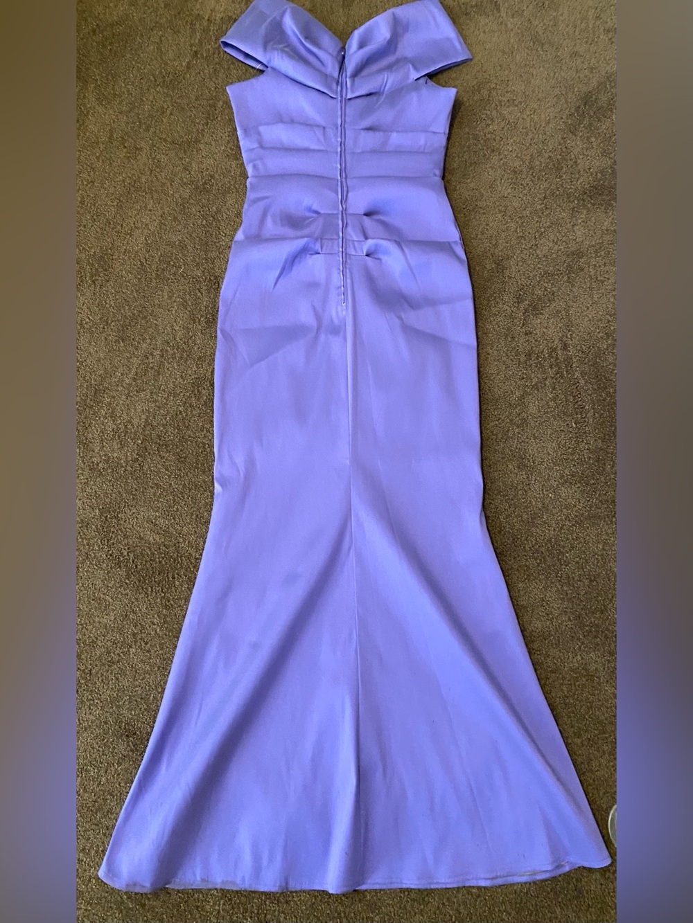 Teri Jon  Lavender/Periwinkle Evening Gown - Picture 4 of 17